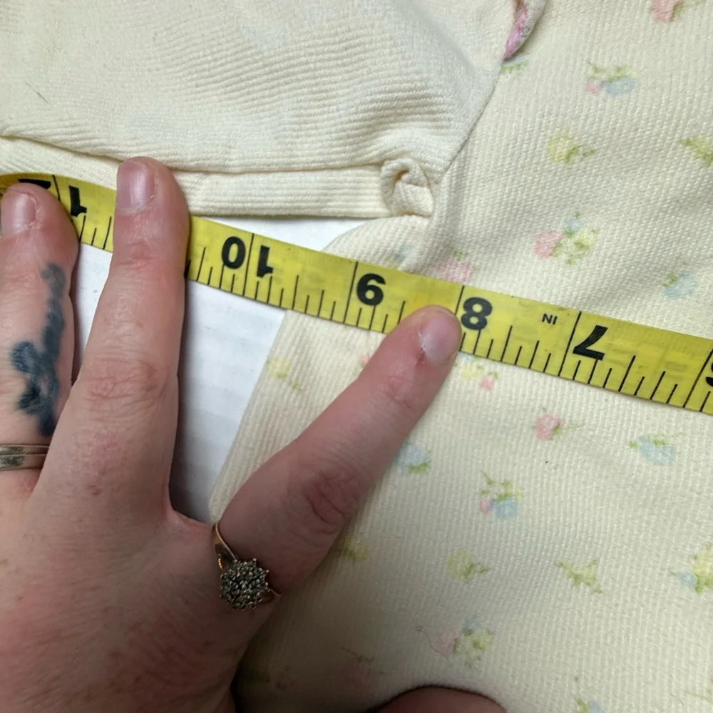 Vintage Carter's Baby Outfit Size 3 Months One-Piece‎ Floral Smocked Made in USA